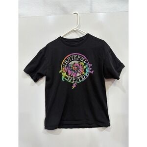 Grateful Dead Dancing Bears Tie Dye T Shirt Black Size L 2021